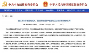 重庆市政协原党组成员、副主席段成刚严重违纪
